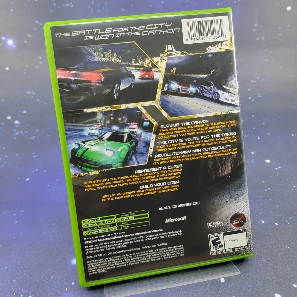 Need For Speed Carbon (Microsoft Xbox) Video Game CIB Complete